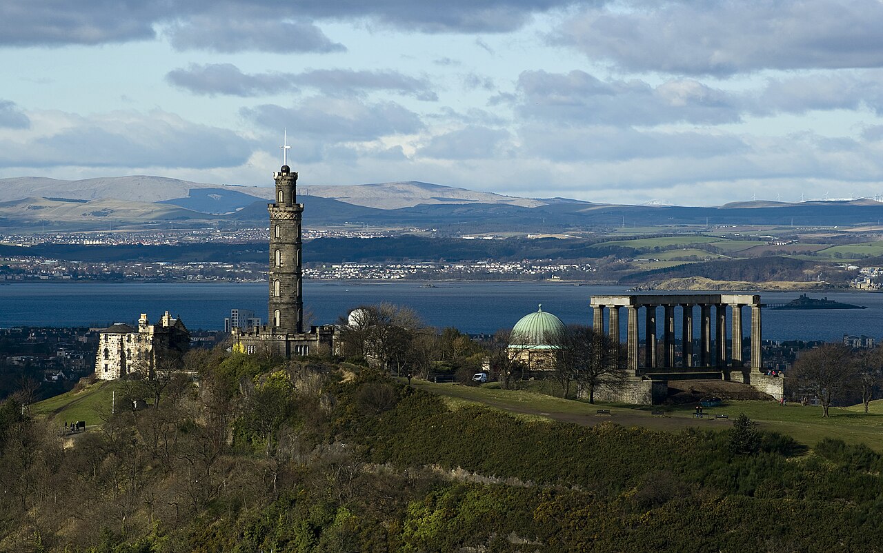 Calton Hill al atardecer
